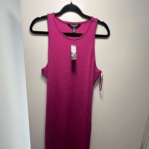 White House Black Market Ribbed Midi Dress